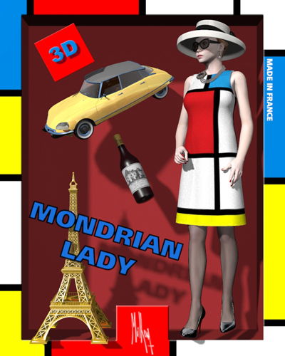 mondrian lady